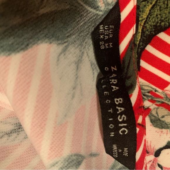 Zara Basic floral blouse - Picture 8 of 9